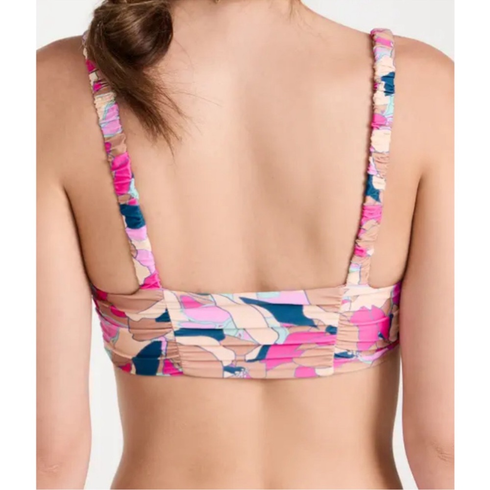 L Space Joanna Bikini Top Sundazed‎ Floral S NWT - Picture 3 of 6